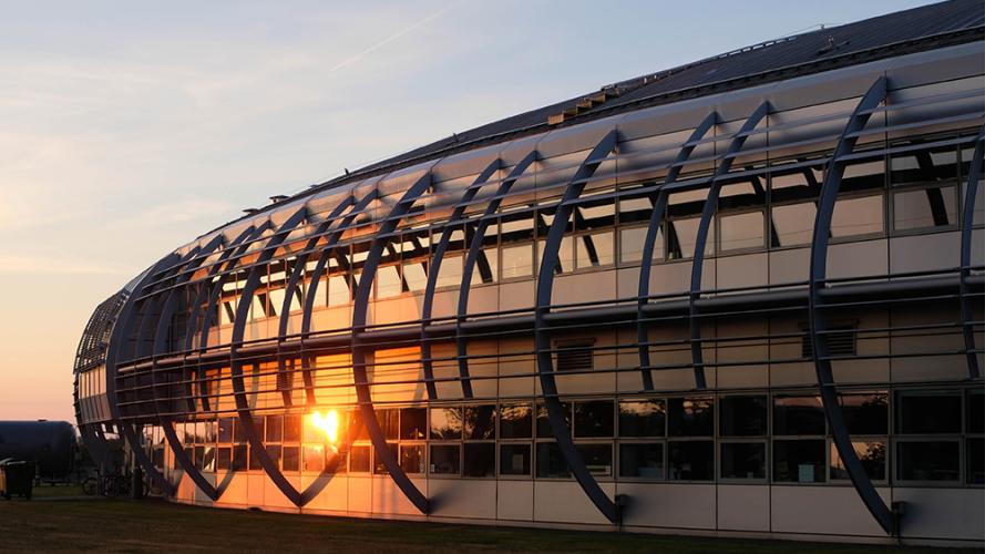 DLS photo at sunset
