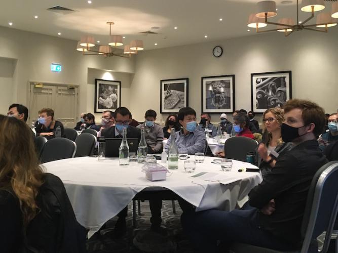 uk cat hub winter conf 2021 photo of dinner