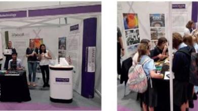 photo of Institute of Biotechnology (MIB) researchers at New Scientist Live event