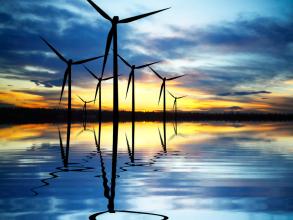 photo of wind turbines