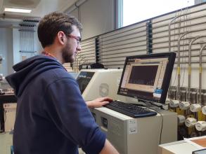 pip hellier in lab photo