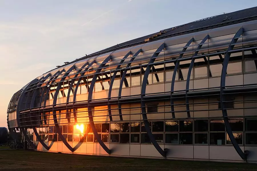 DLS photo at sunset