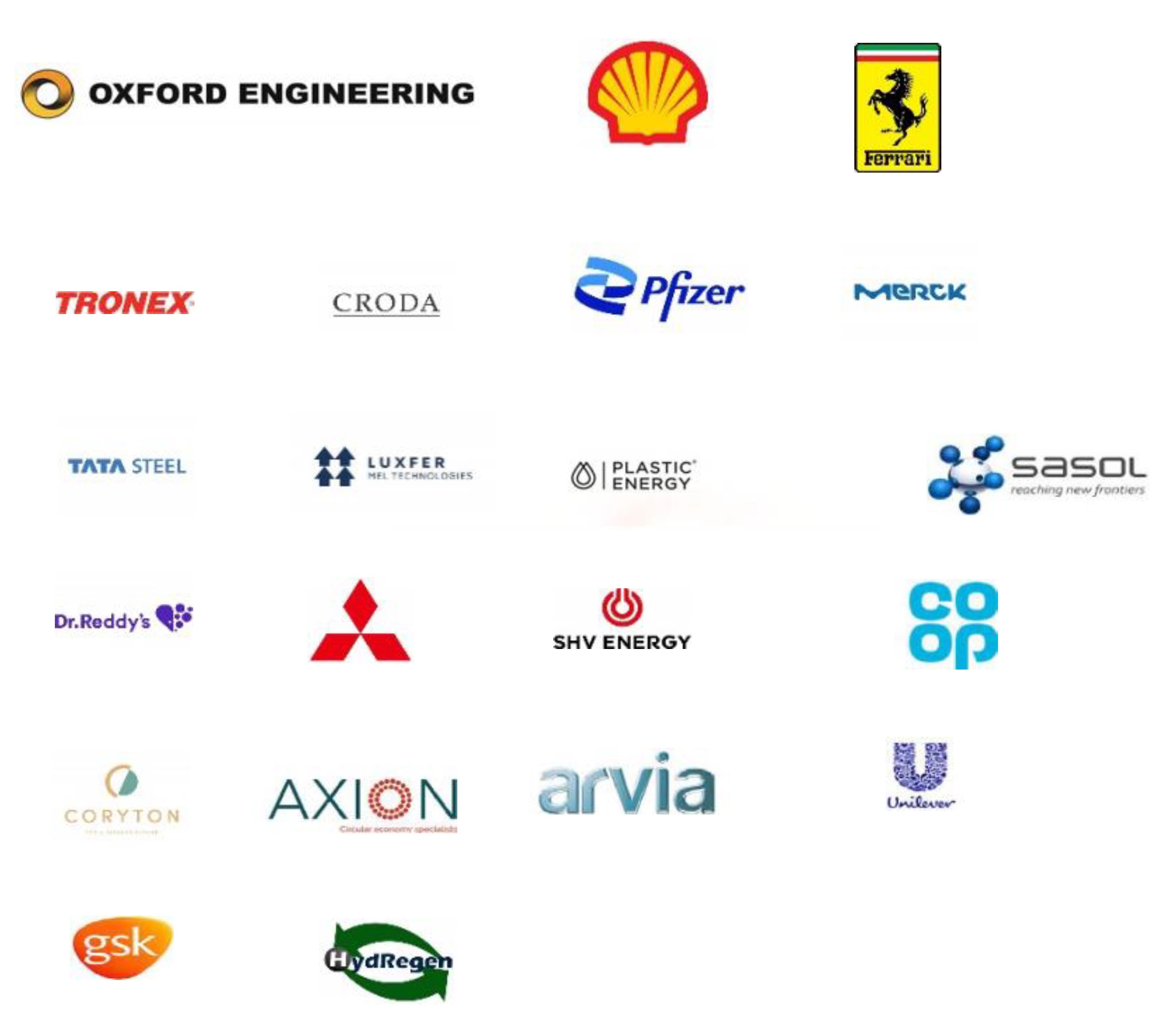logos of companies with industrial involvement in cat hub